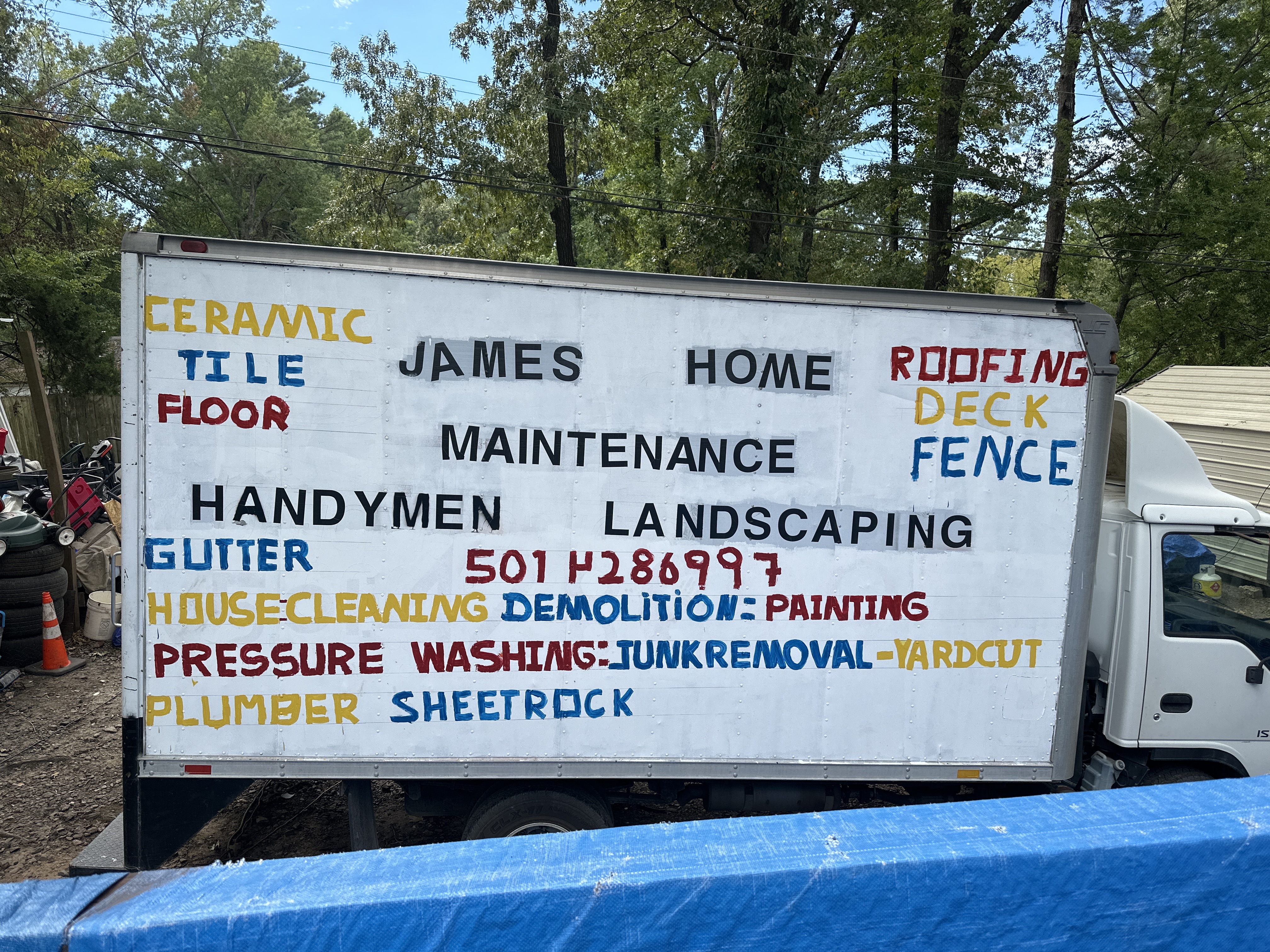 James clean service logo