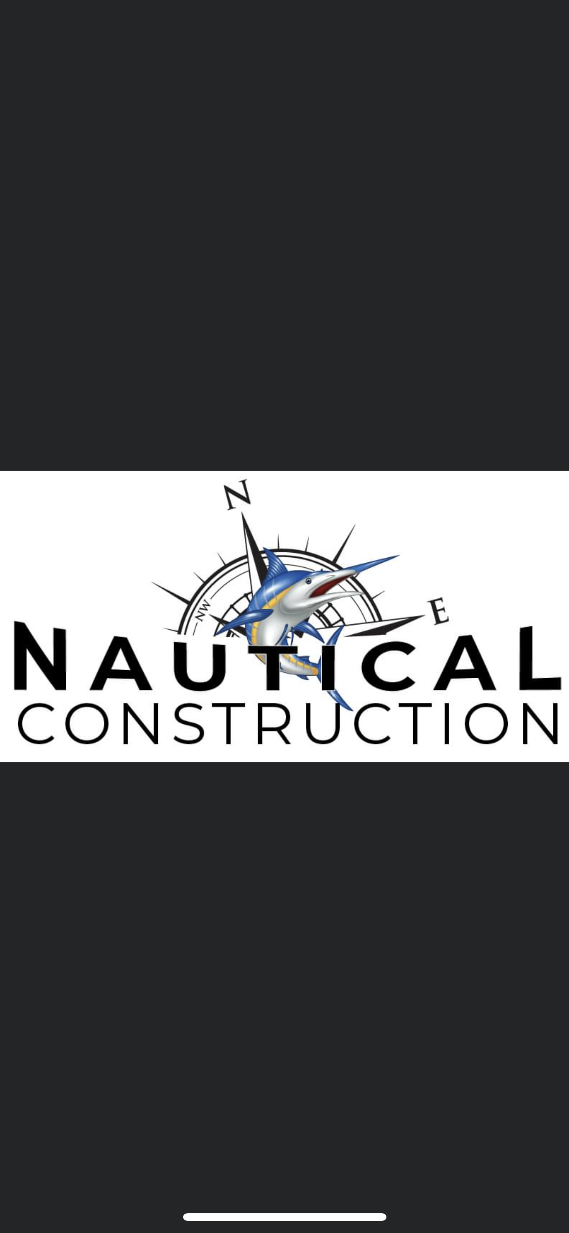 Logo for Nautical Construction