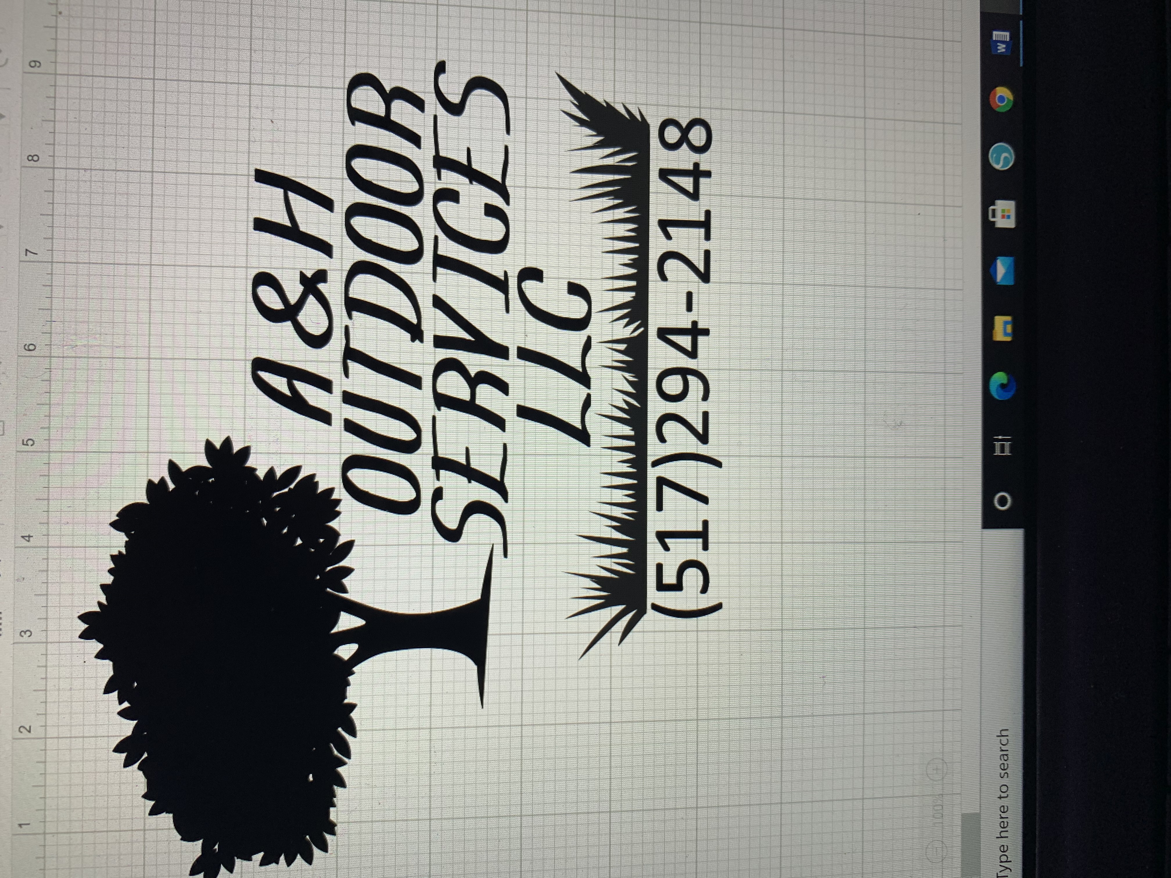 Logo for A&H Outdoor Services