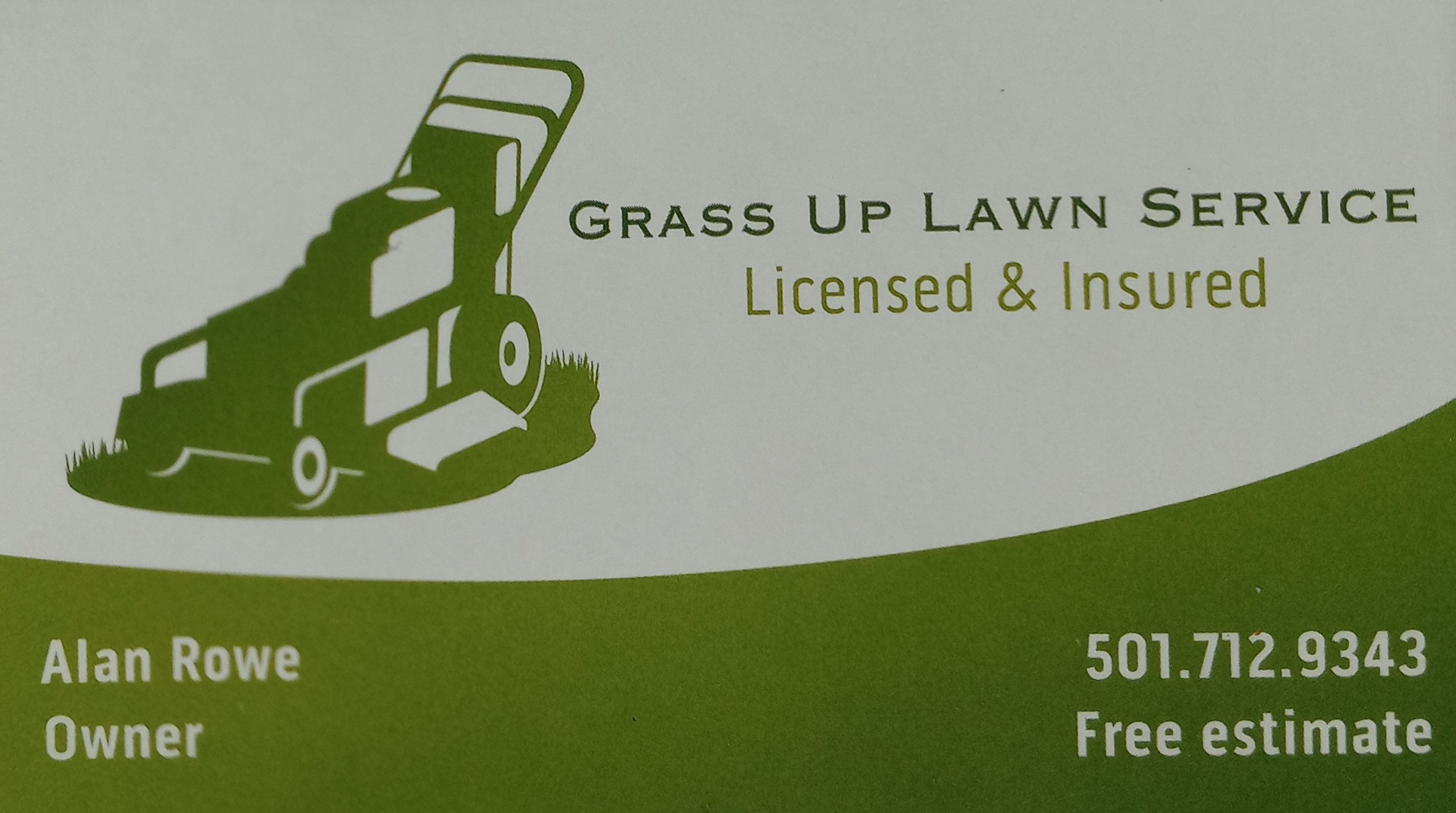 Grass Up Lawn Service logo
