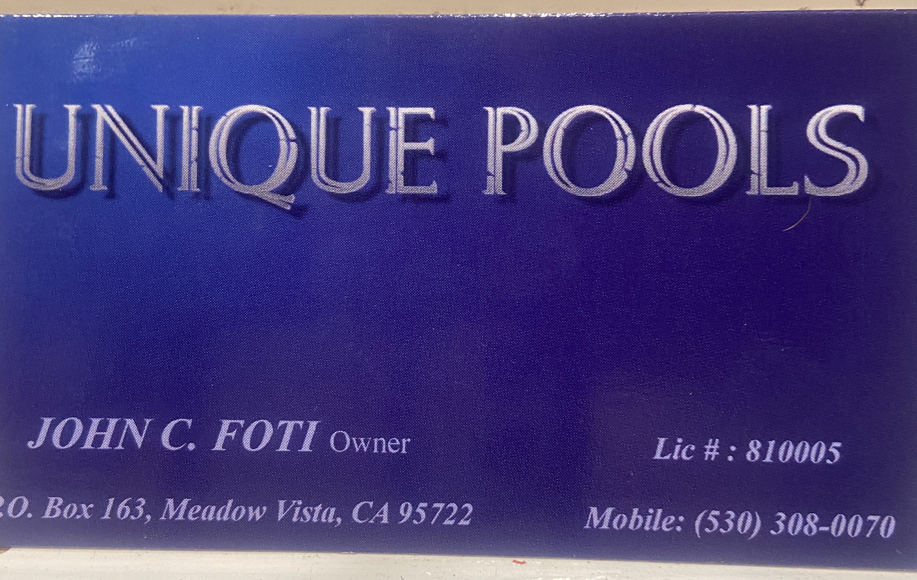 Avatar for Unique Pools