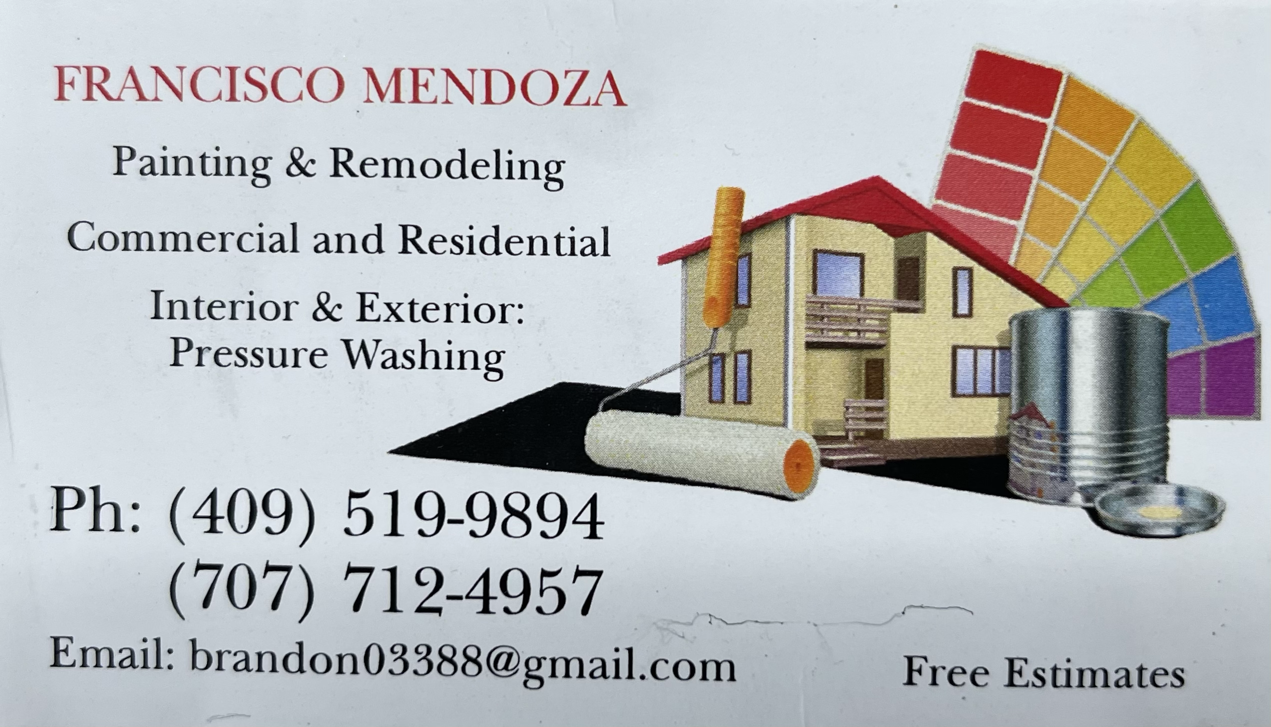 Logo for Mendozas Painting and Pressure Washing