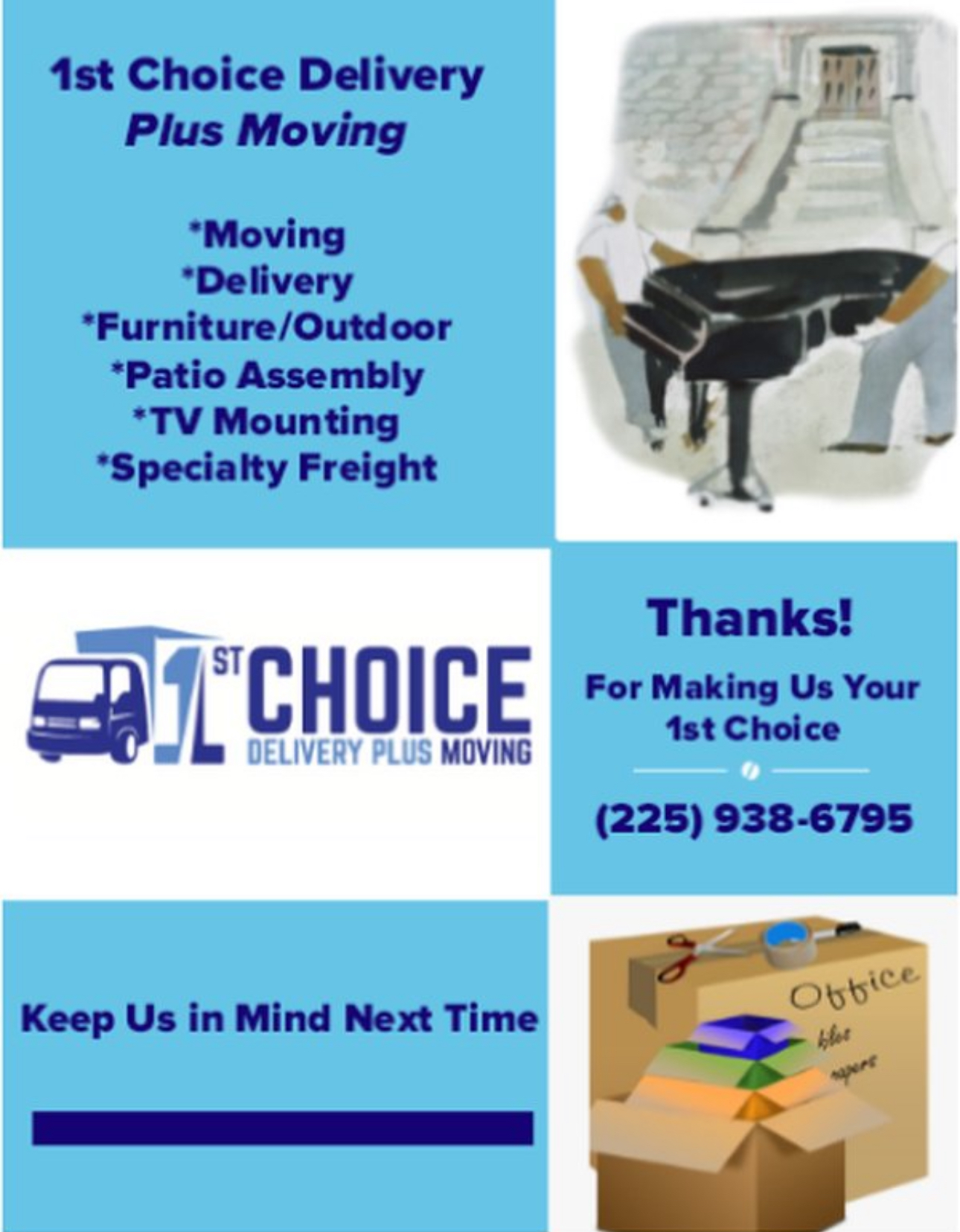 1st Choice Delivery logo
