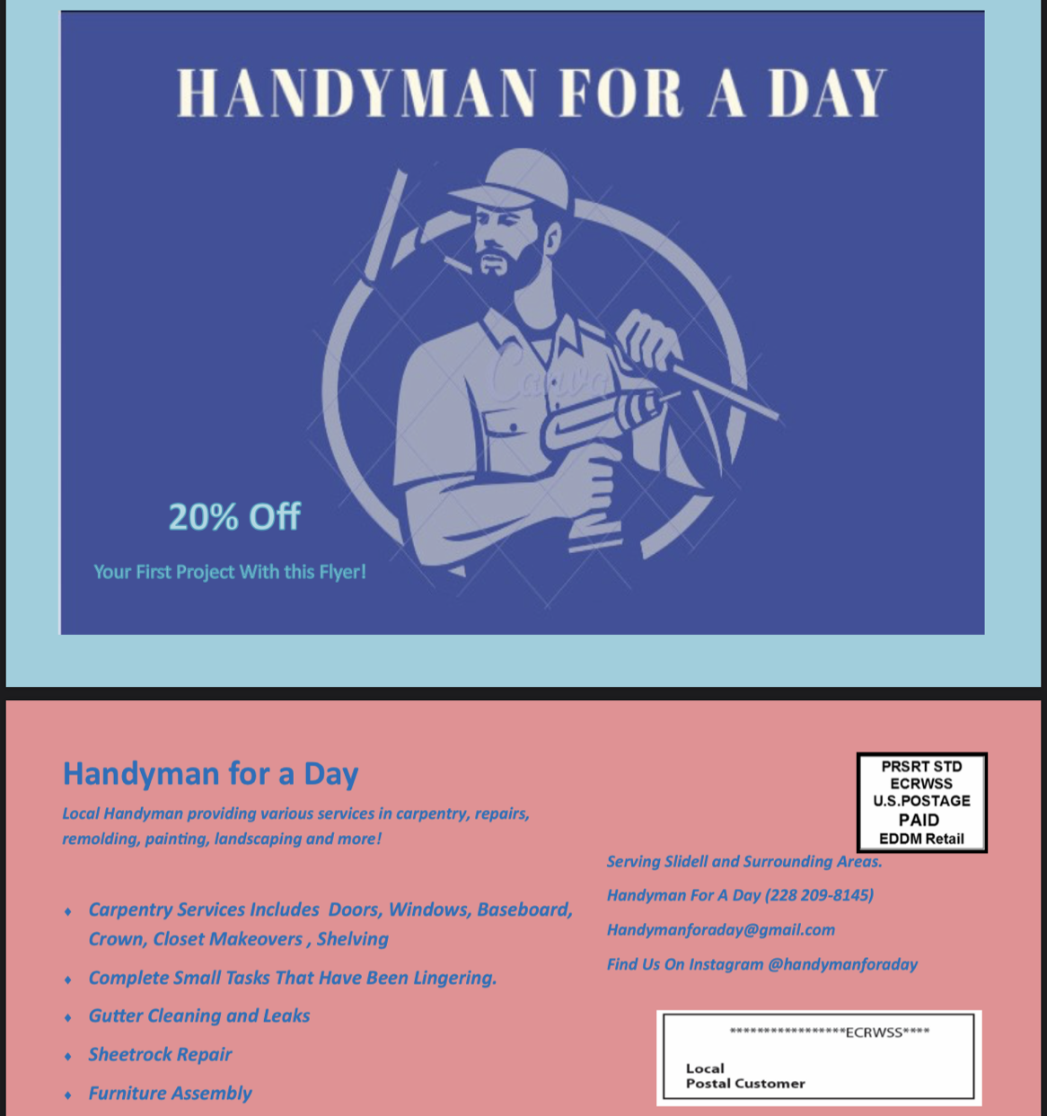 Handyman for a Day logo