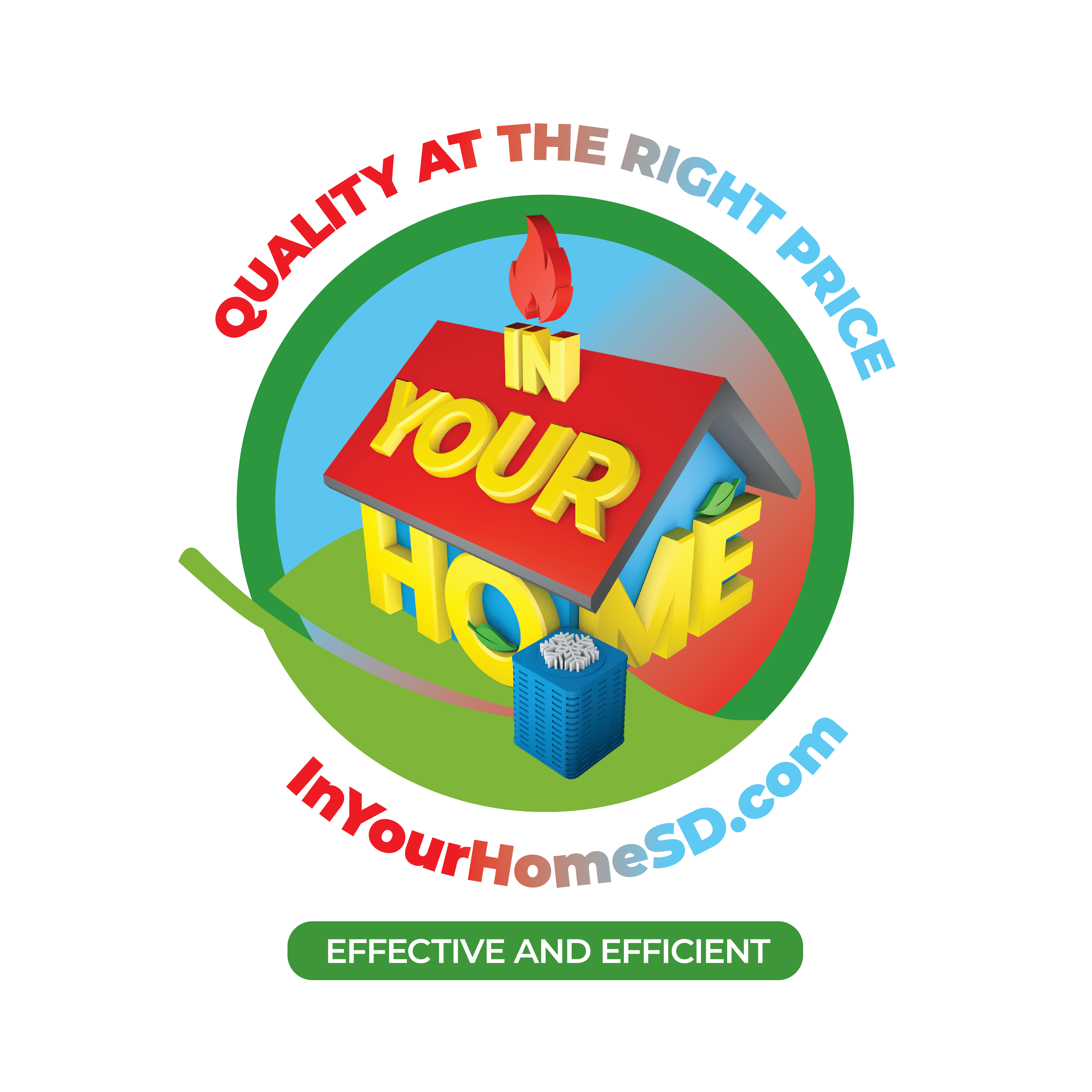In Your Home Inc. Heating and Air Conditioning logo