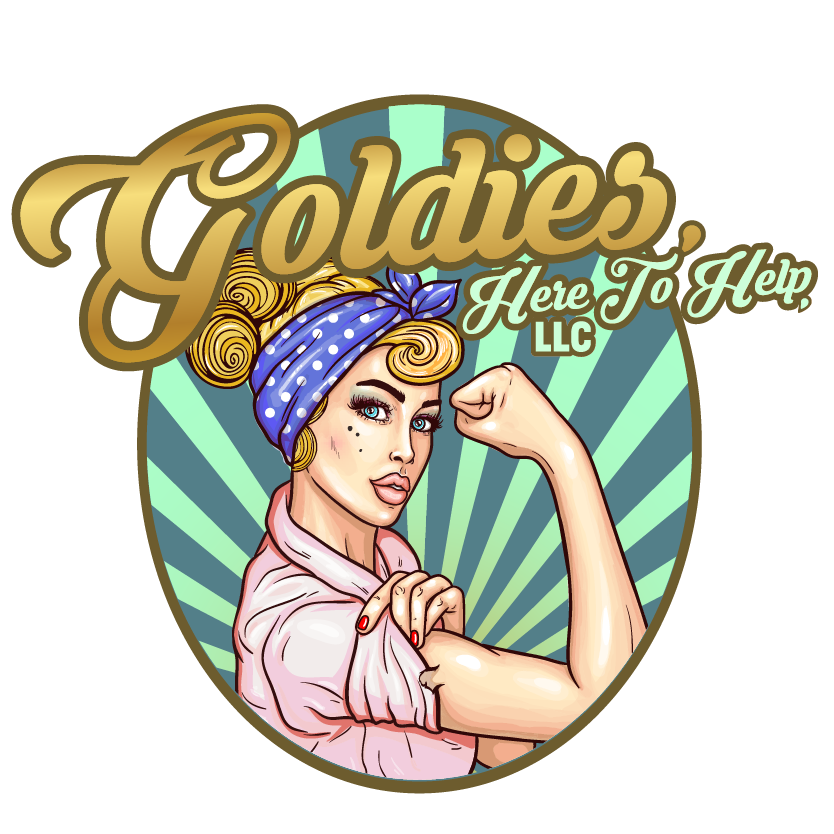 Logo for Goldie's, Here To Help