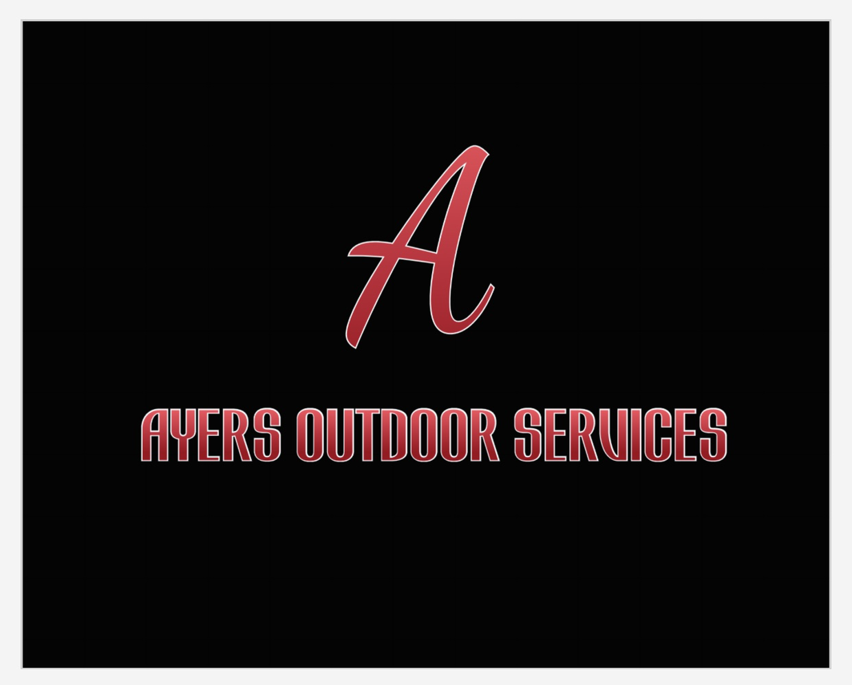 Logo for Ayers Outdoor Services
