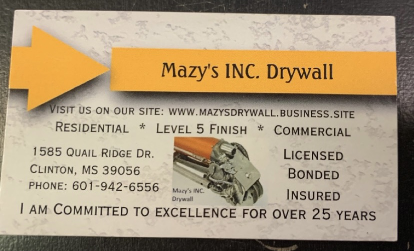 Avatar for MAZY'S INC. DRYWALL & HANDYMAN