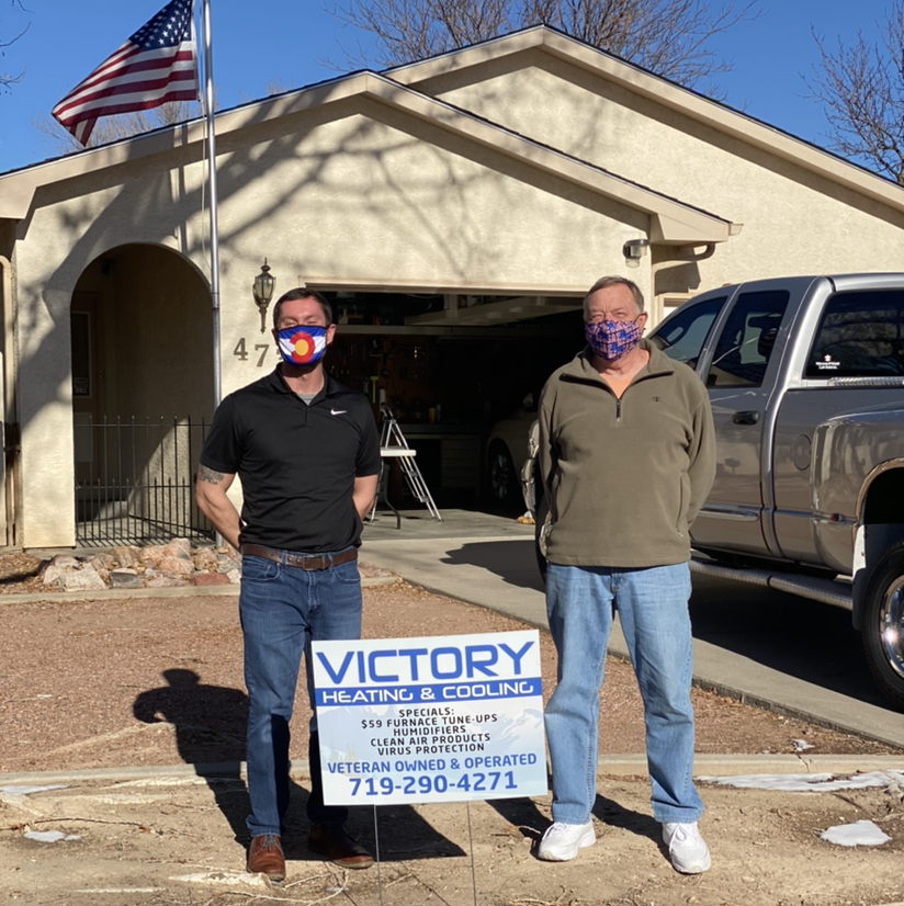Logo for Victory Heating and Cooling