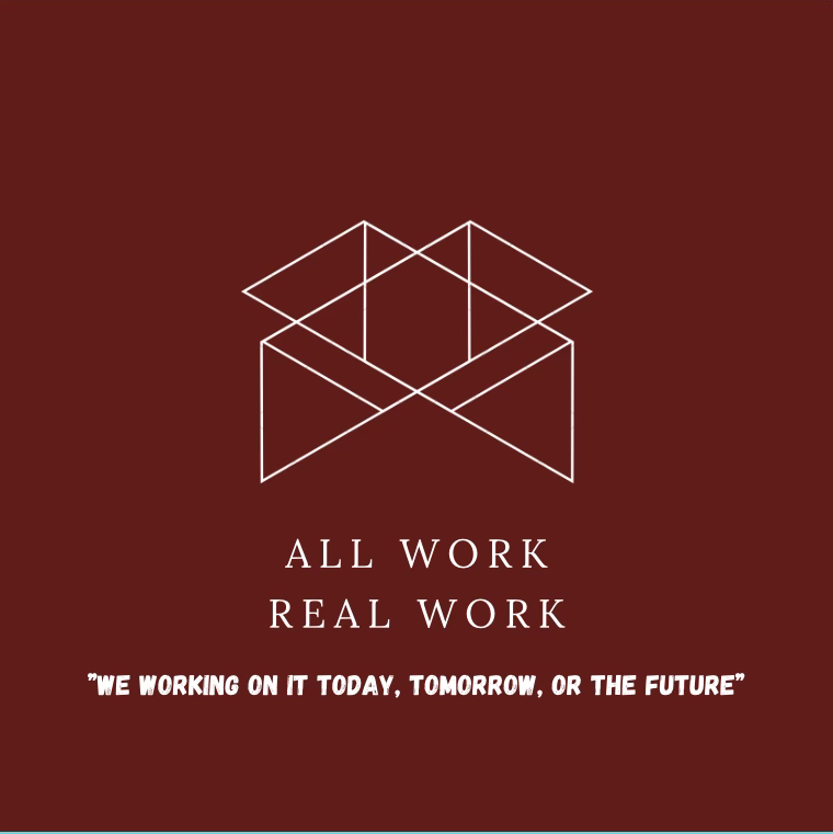 Logo for All work Real work