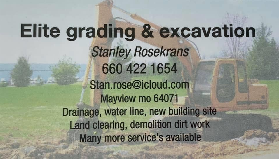 Elite grading and excavation logo