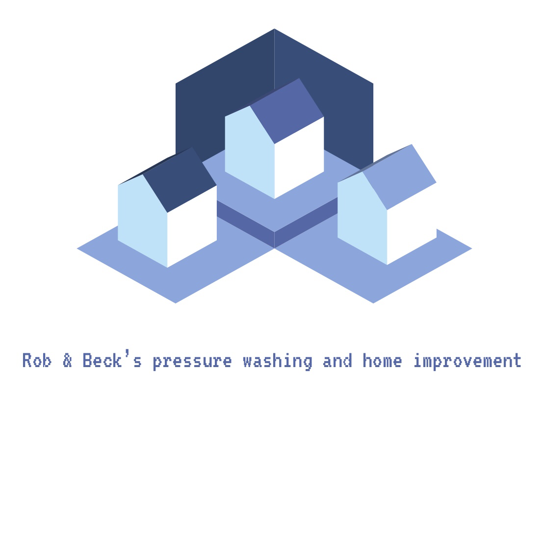 Rob & Becks pressure washing and home improvement logo