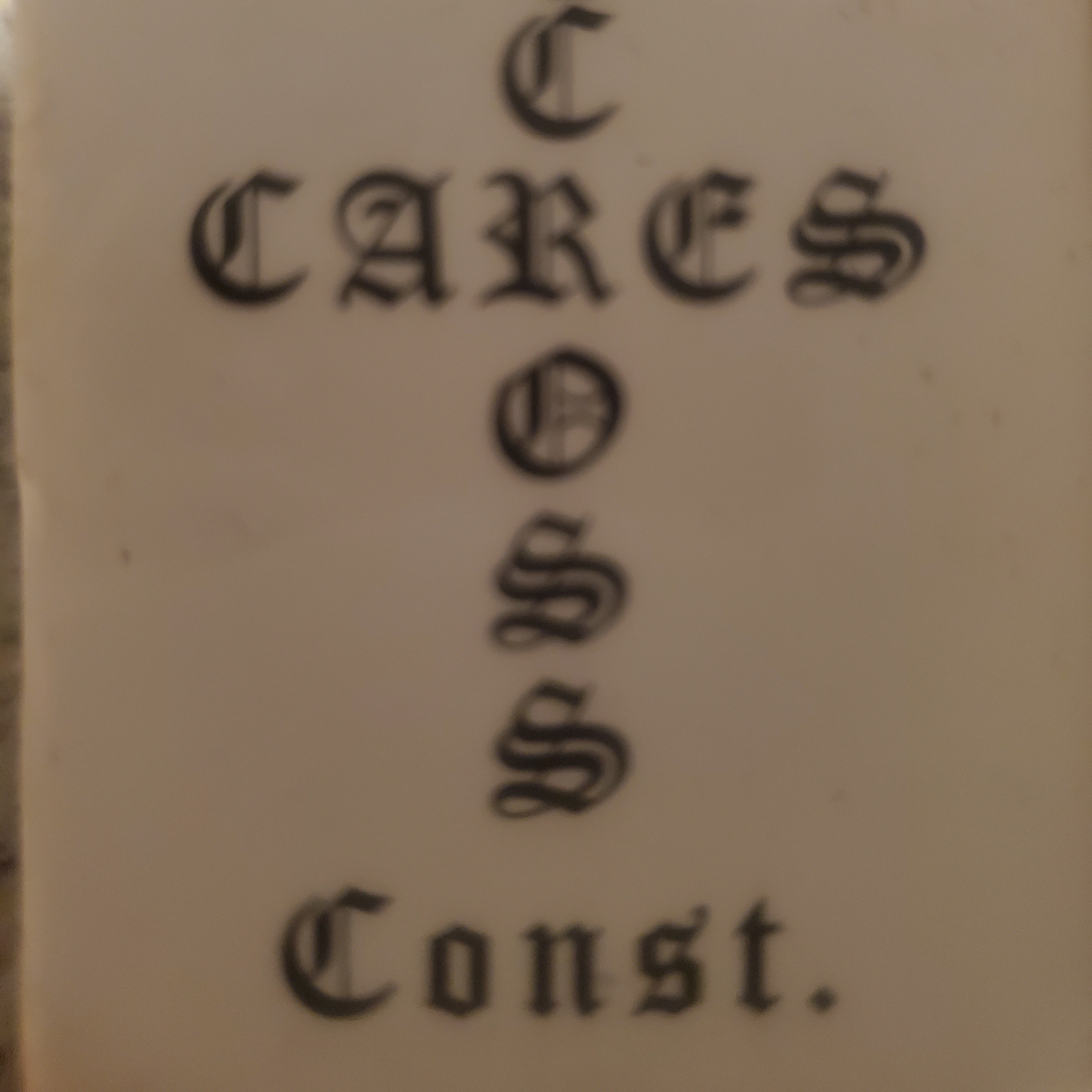 Logo for Cross Cares Construction