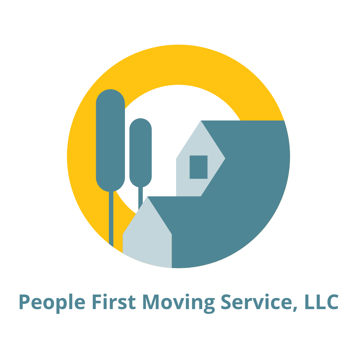 Logo for People First Moving Service