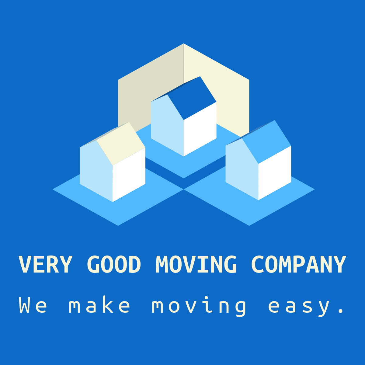 Very good moving company logo
