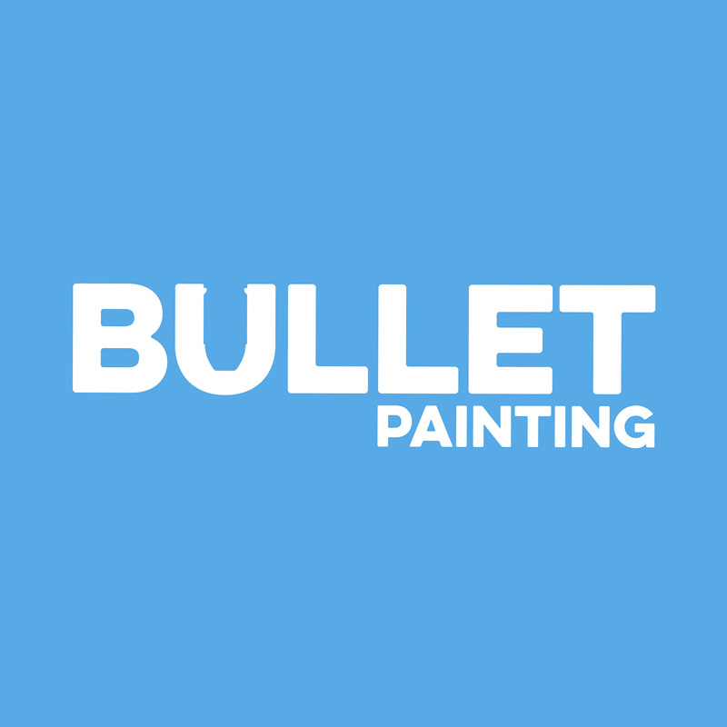 Bullet painting logo