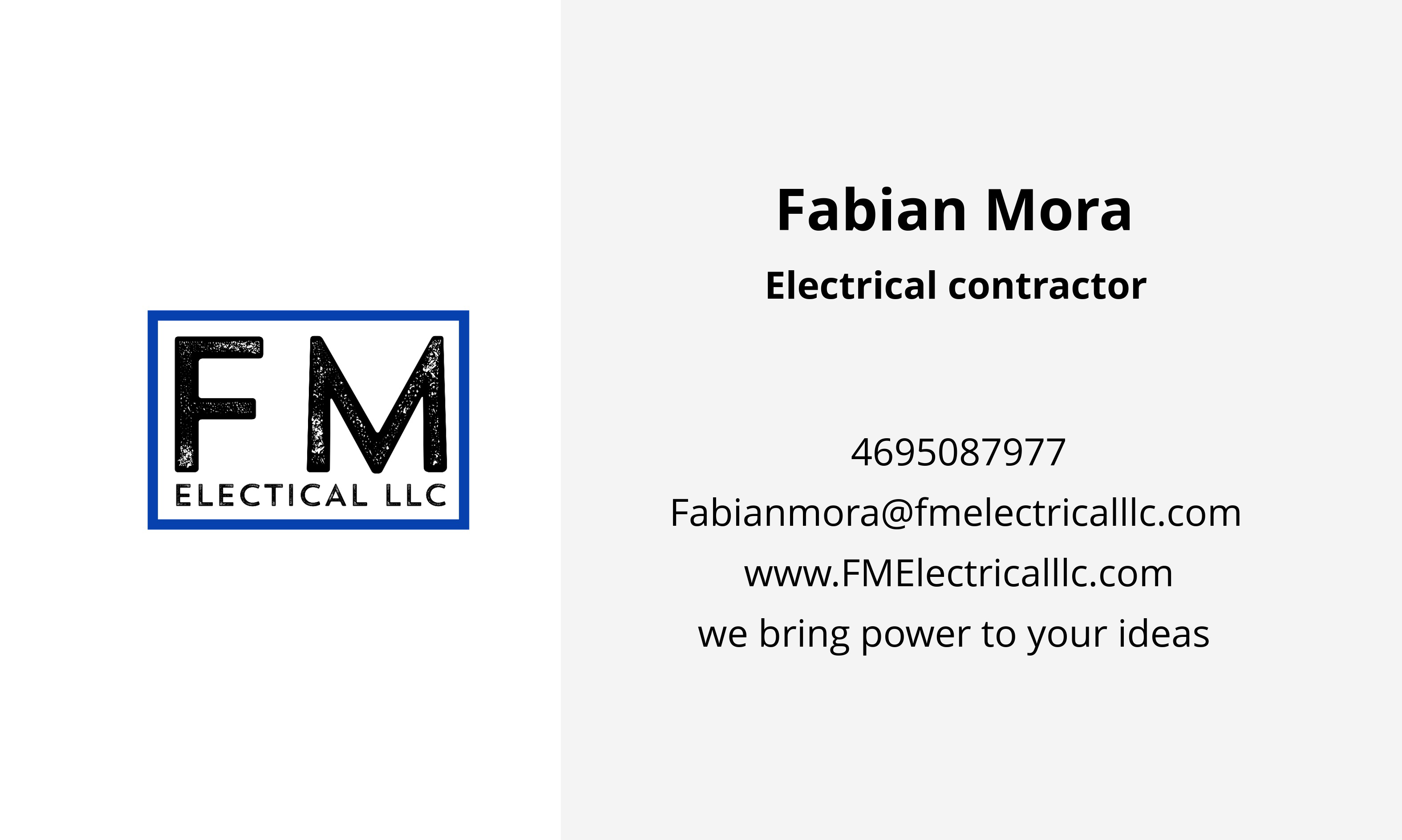 FM Electric logo