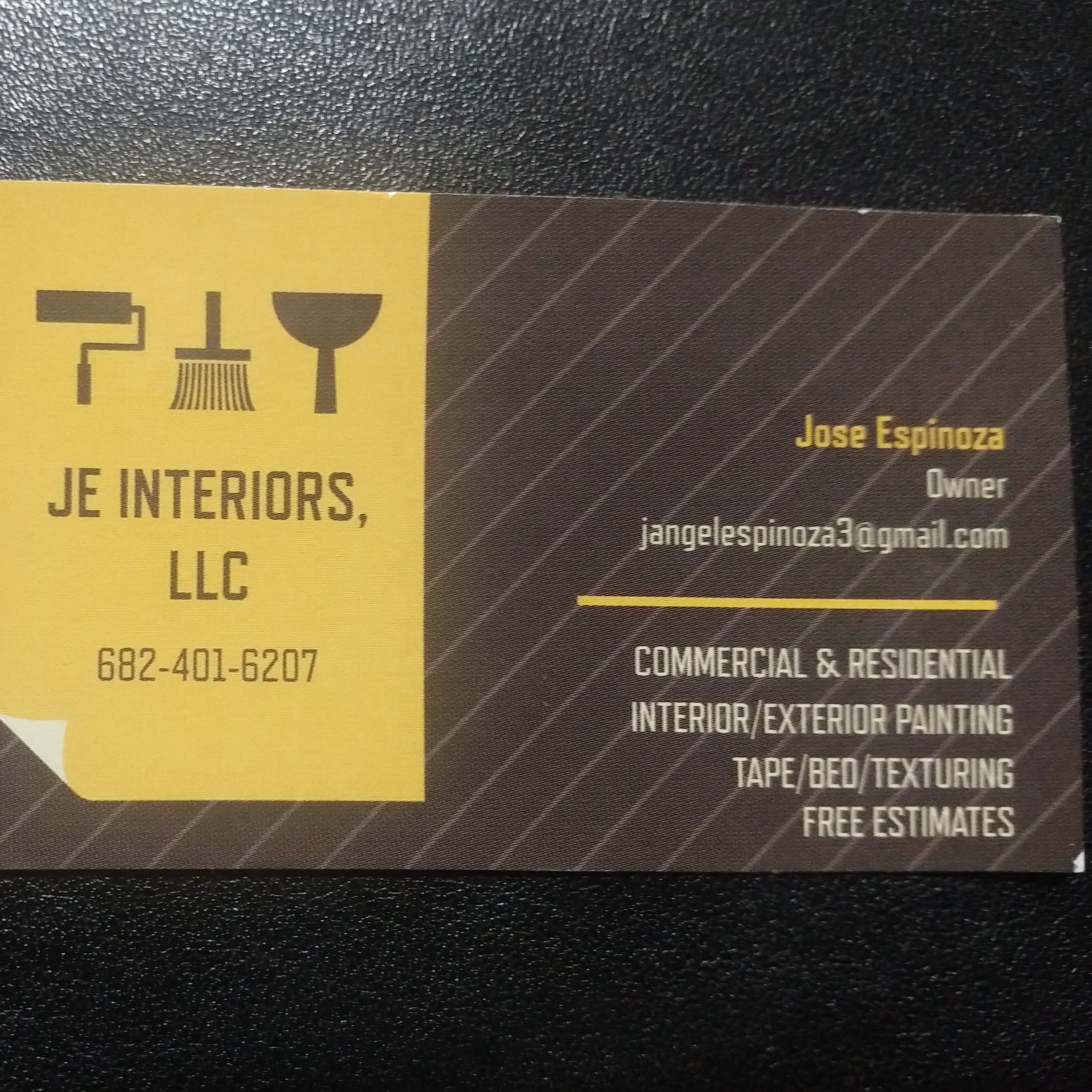 Logo for JE INTERIORS, LLC