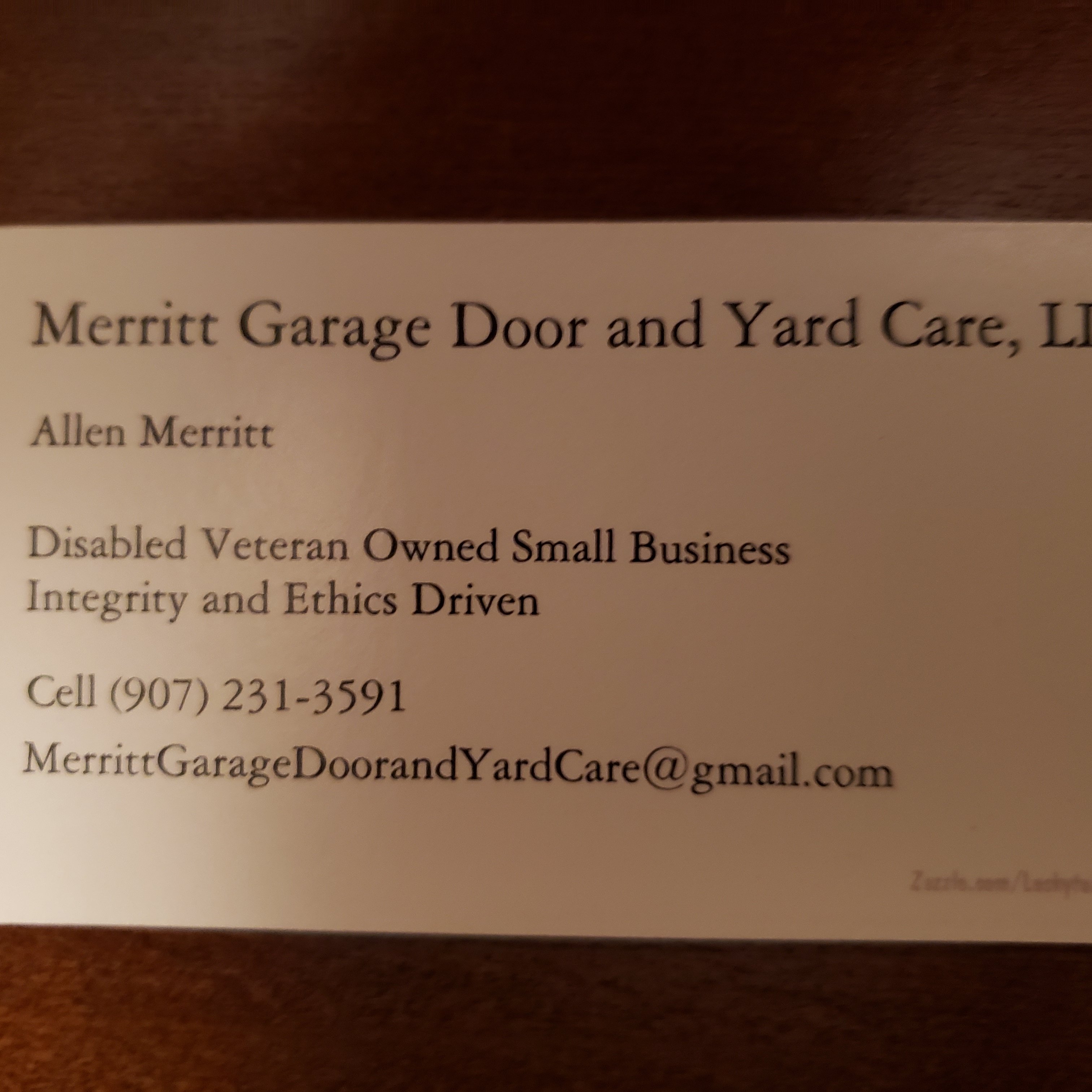 Avatar for Merritt Garage Door and Yard Care