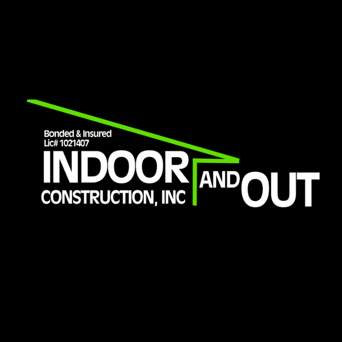 Indoor and Out Construction logo