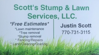 Scott's Stump & Lawn Services LLC logo