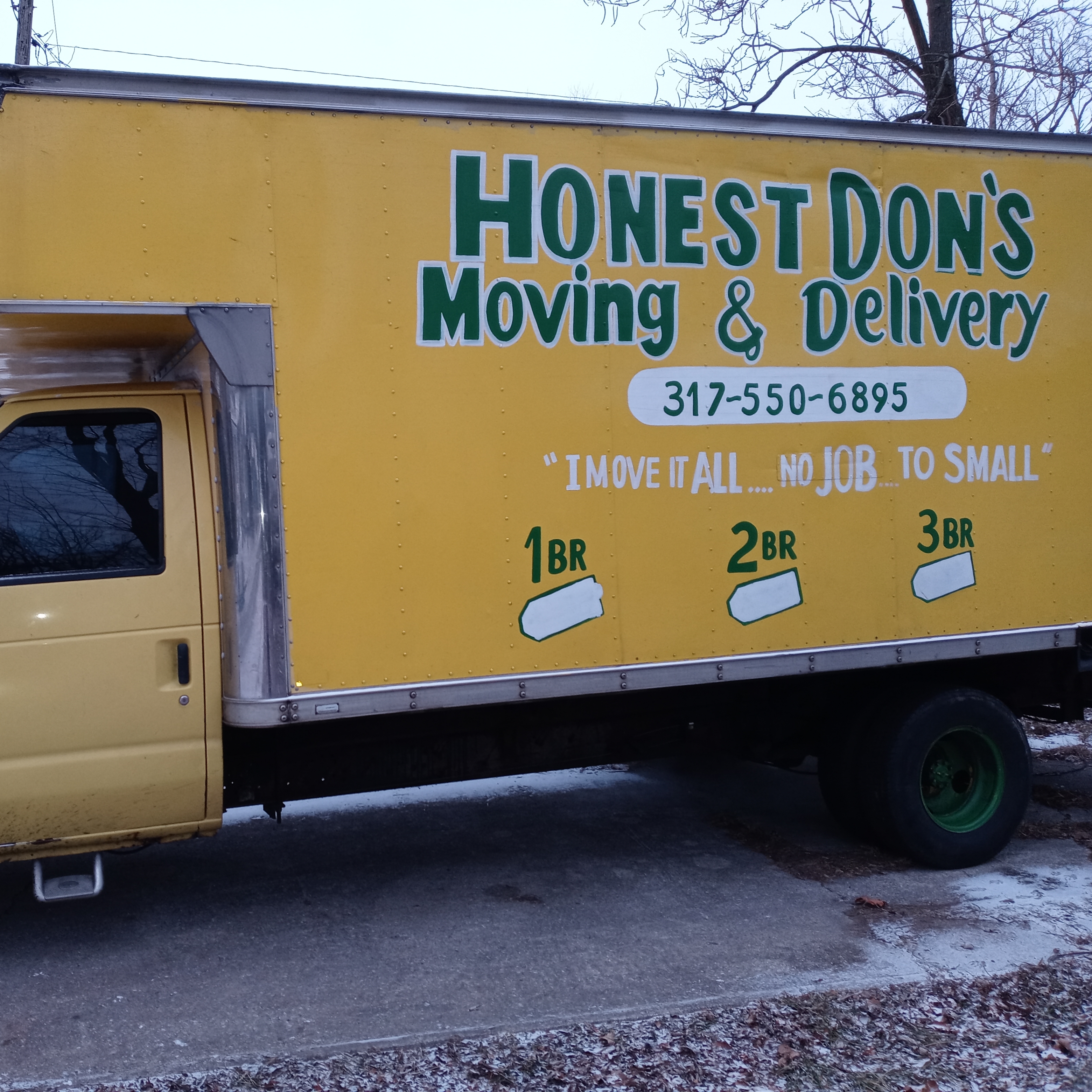 Logo for honest Don's moving and delivery
