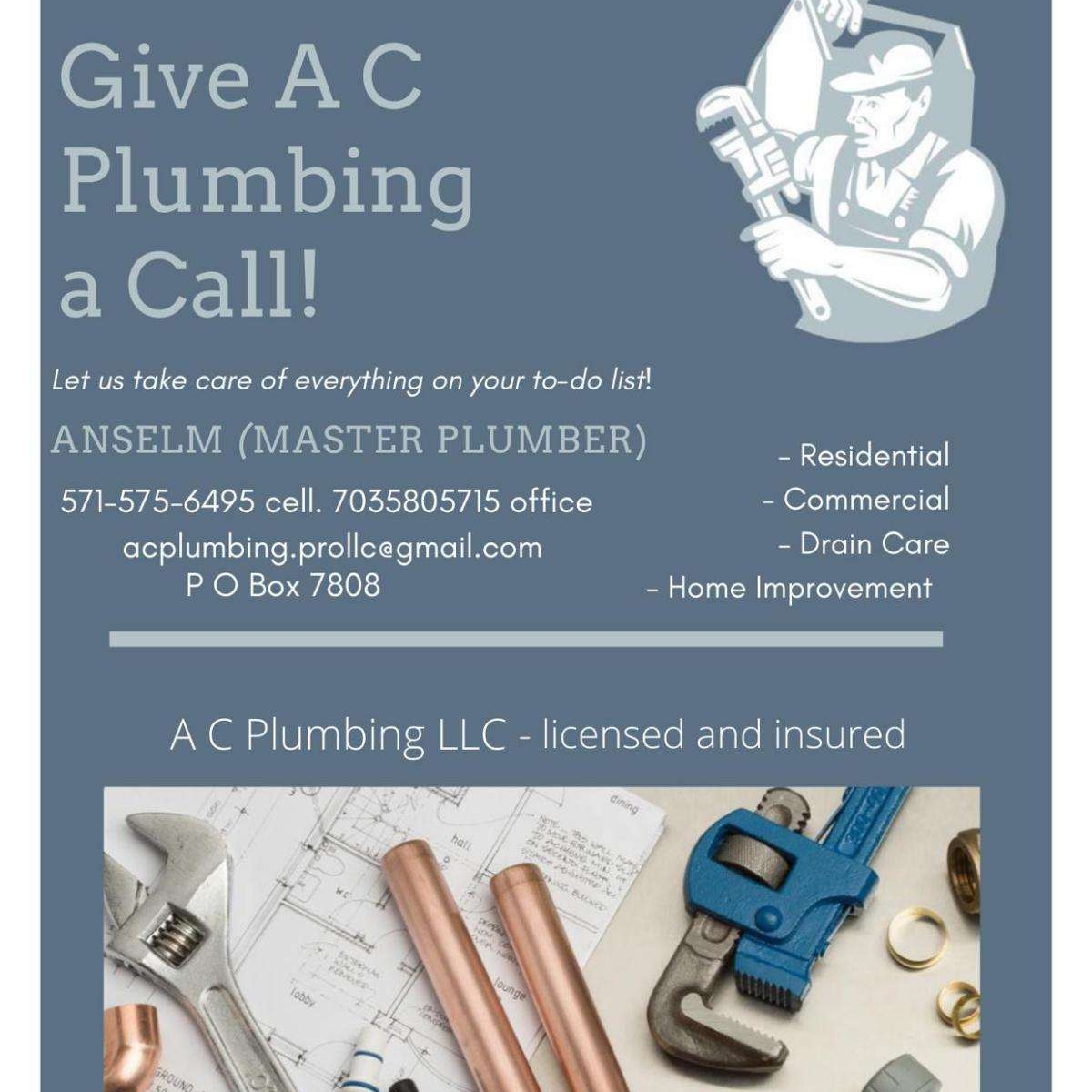 Logo for A C PLUMBING LLC