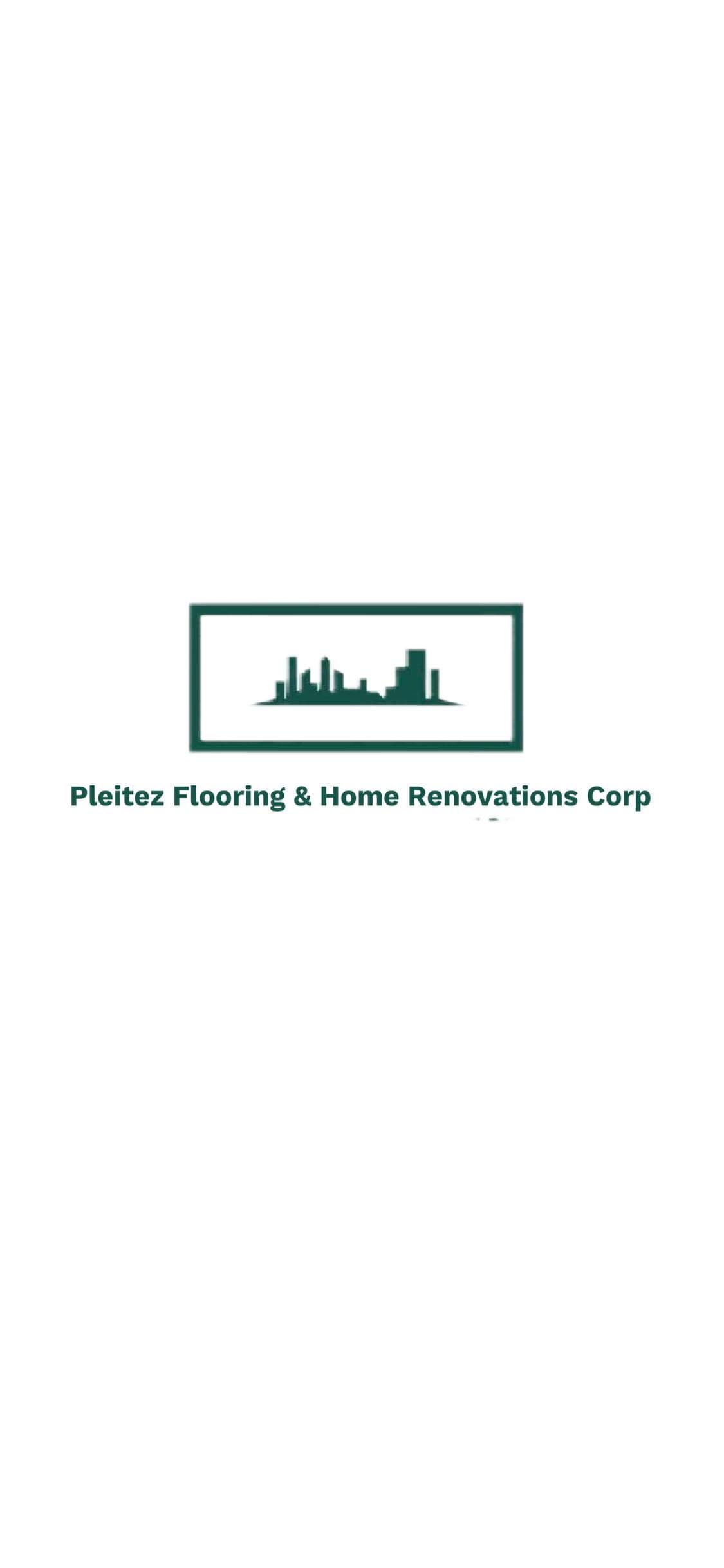 Logo for Pleitez flooring & home renovations corp