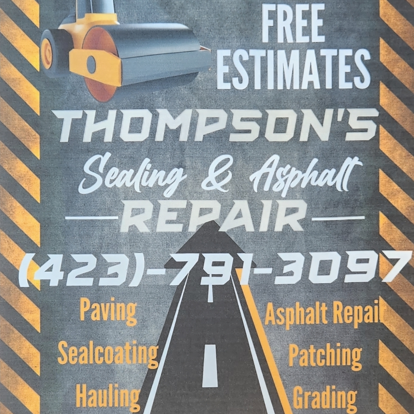 Logo for Thompson's Sealing & Asphalt Repair