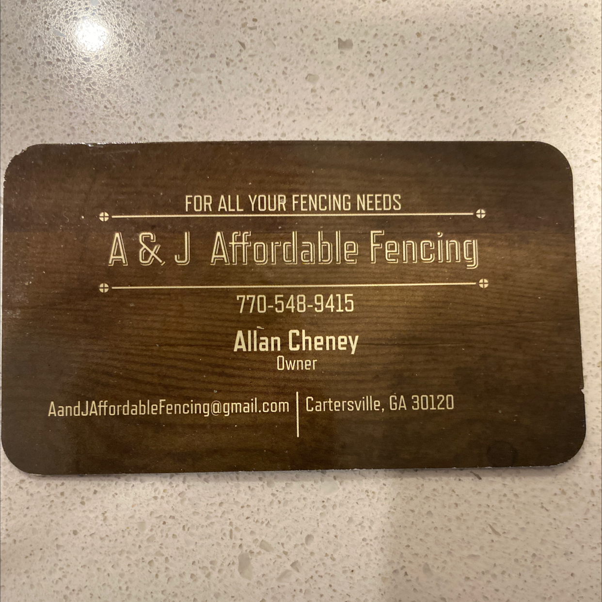 Avatar for A&J Affordable fencing