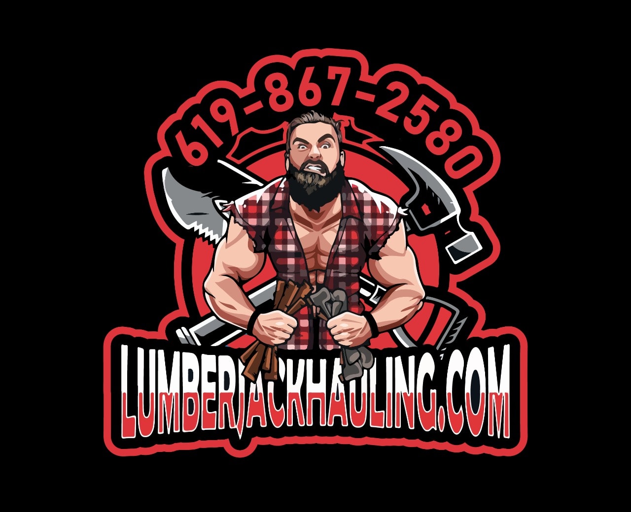 Logo for Lumberjack Hauling