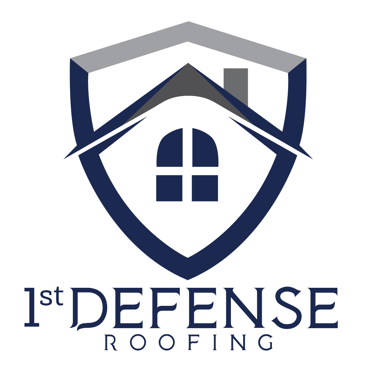 Logo for 1st Defense Roofing, LLC