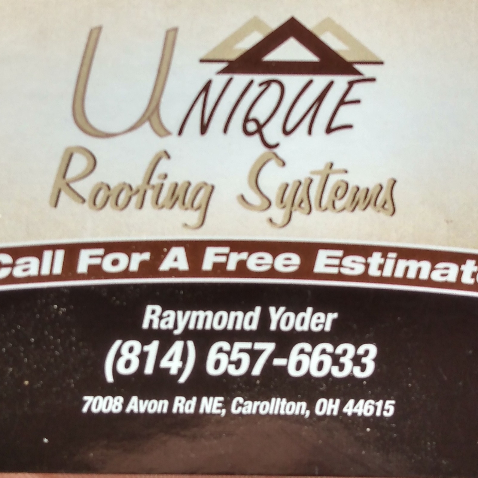 Unique Roofing logo
