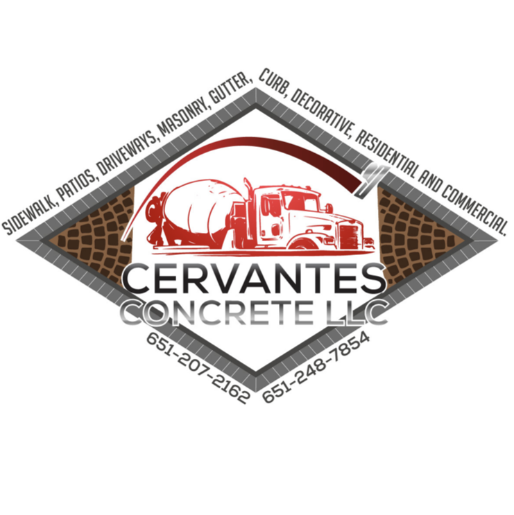 Logo for Cervantes concrete LLC
