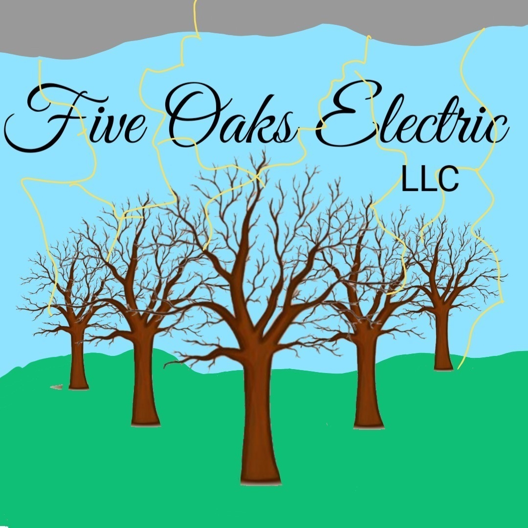 Logo for 5 Oaks electric Co.