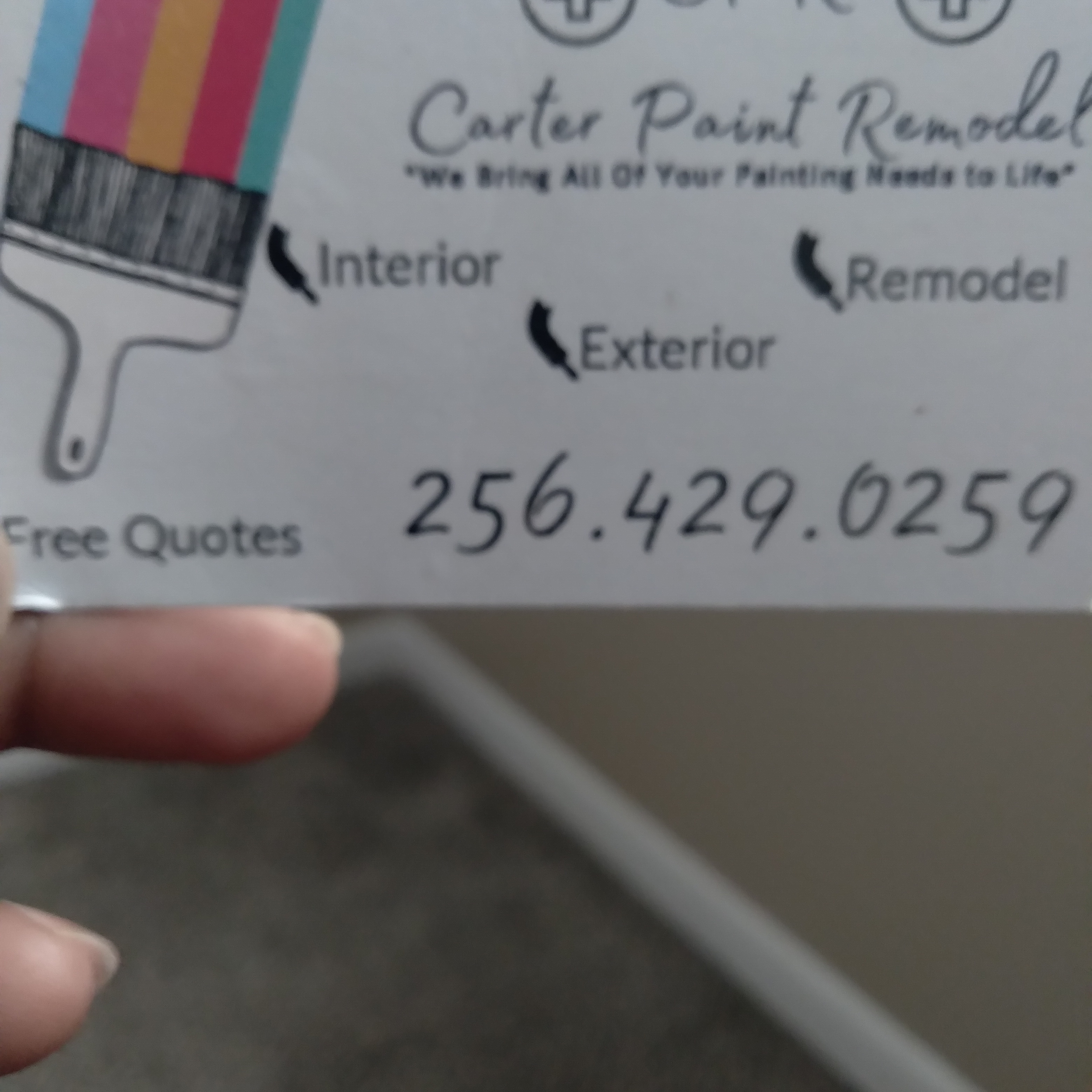 Carter Painter Remodel logo