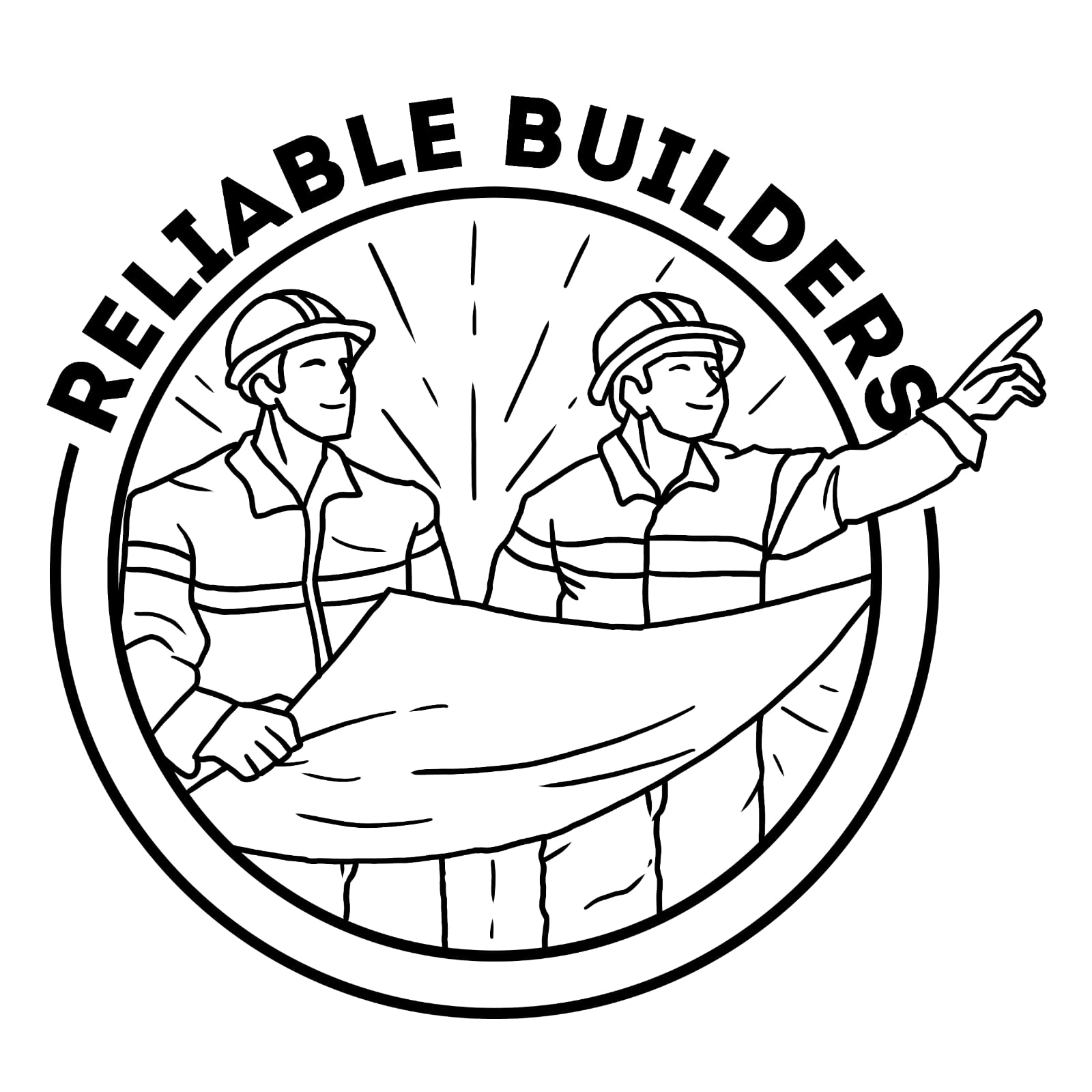 Logo for Reliable Builders