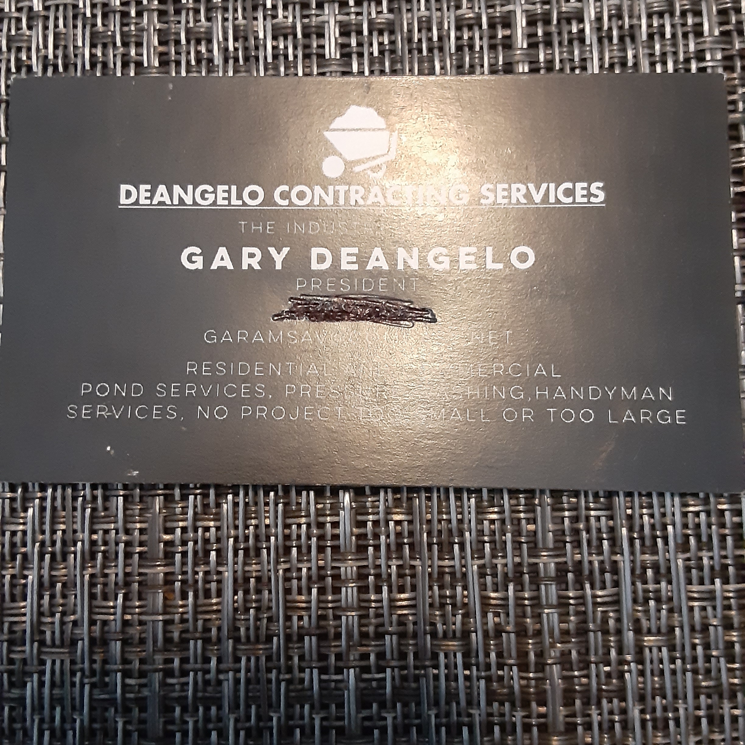 Logo for DeAngelo's Handyman Services