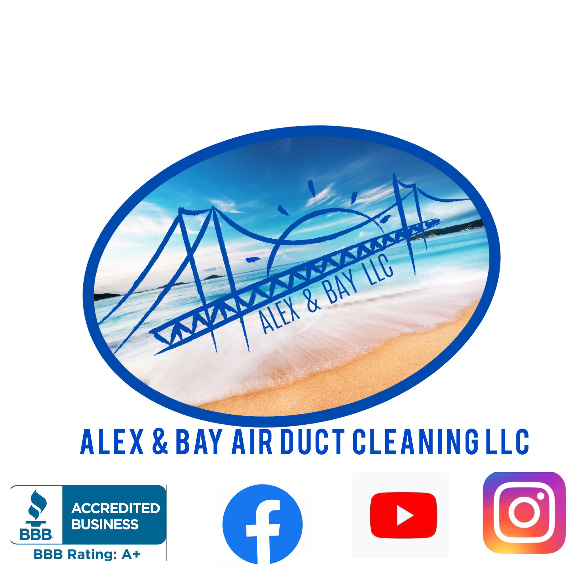 Logo for Alex & Bay Air Duct Cleaning LLC