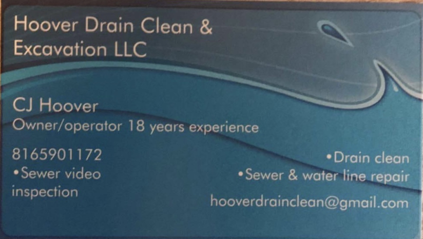 Hoover drain clean & excavation LLC logo