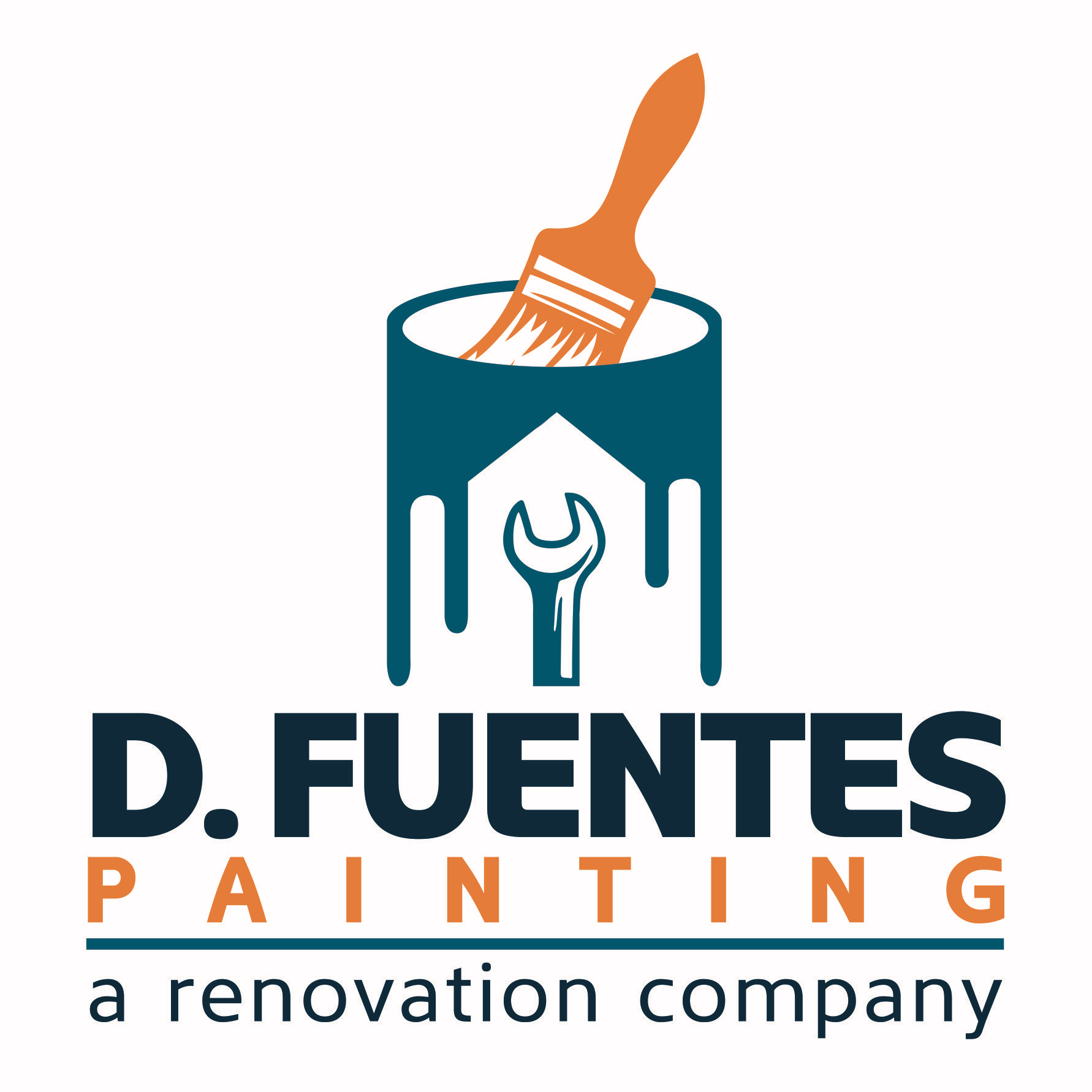 Logo for D. Fuentes Painting