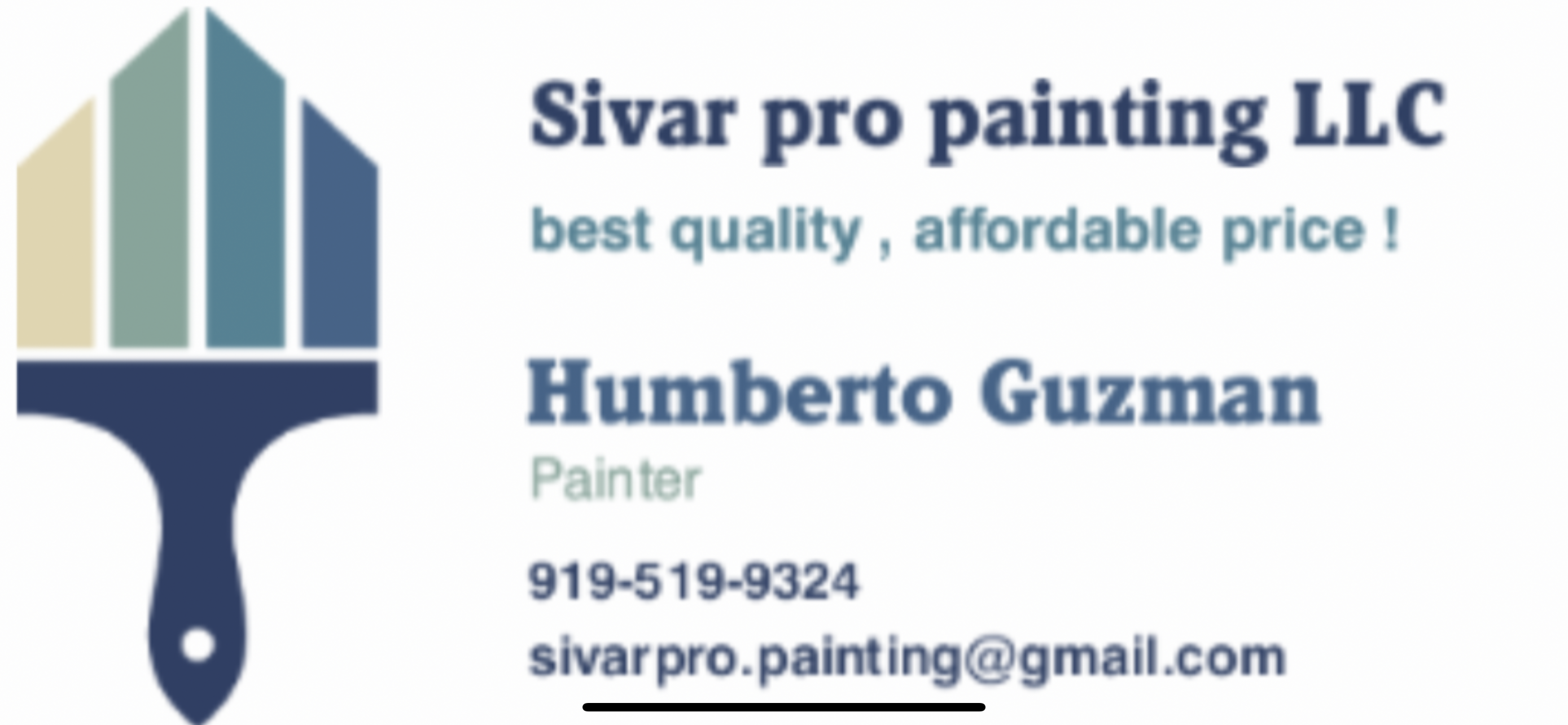 Logo for Sivar pro paint llc