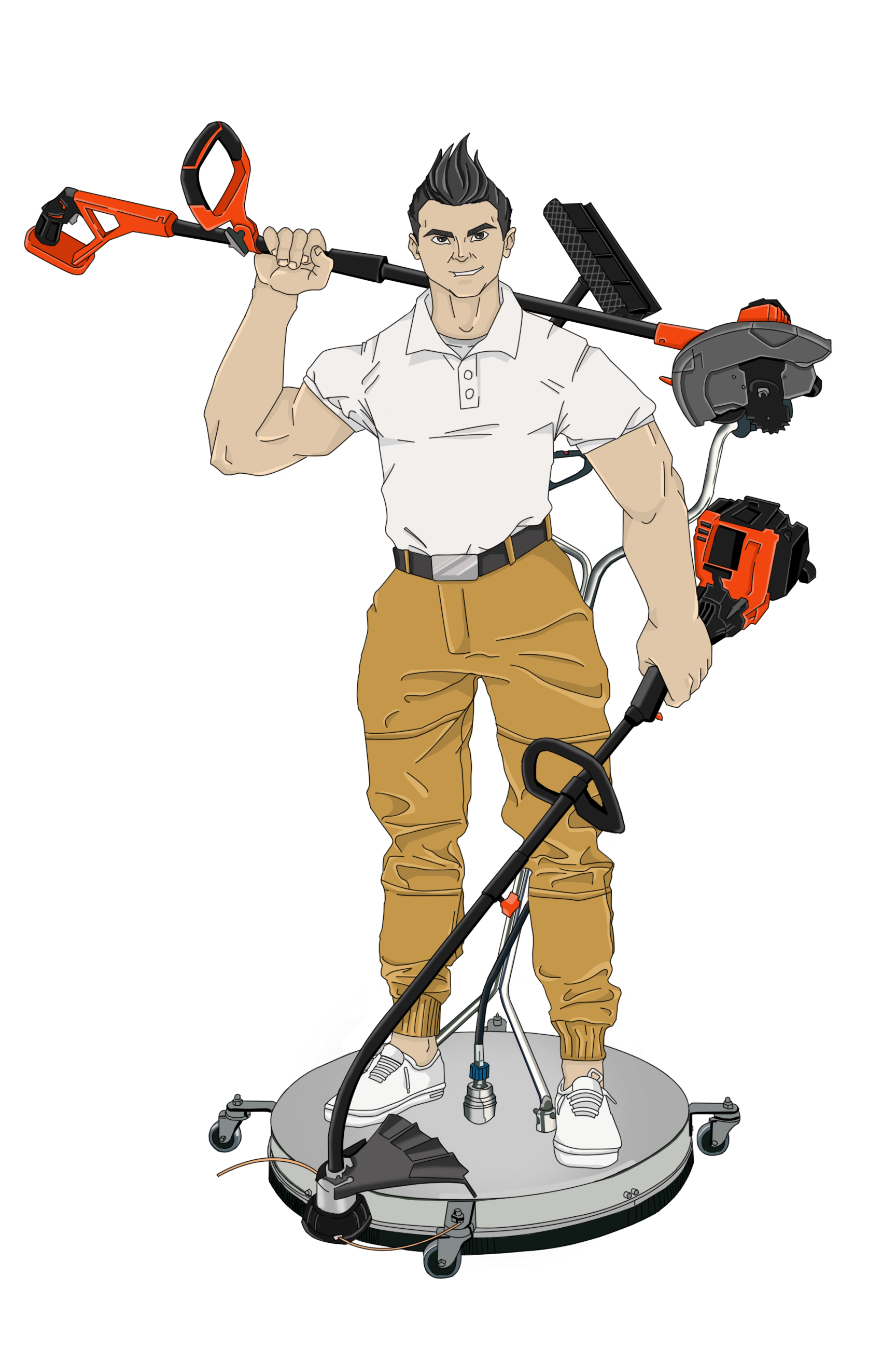 Logo for Juan Roco Pressure Washing