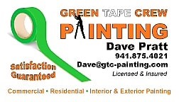 Logo for Green Tape Crew Painting