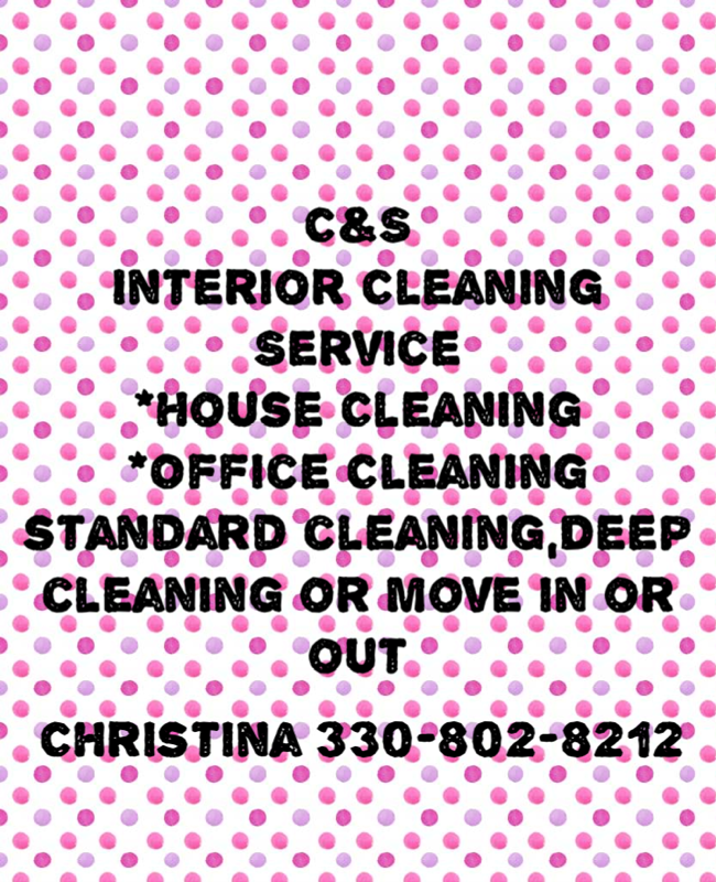 Logo for C&S interior Cleaning Service