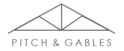 Logo for Pitch & Gables Construction