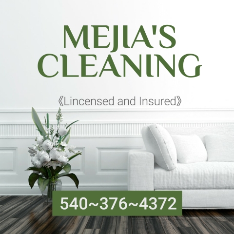Logo for Mejia's Cleaning Company