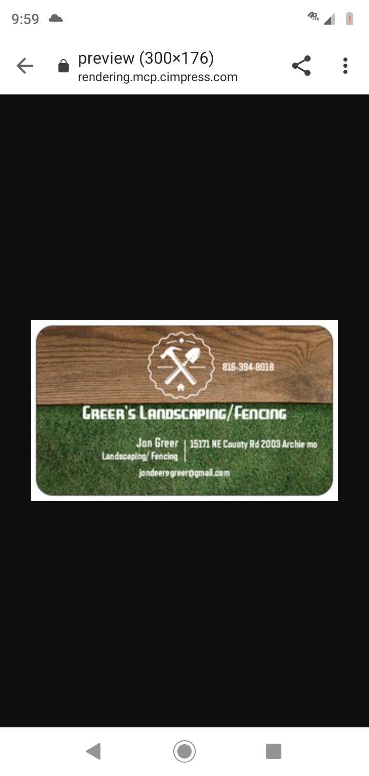 Avatar for Greer Landscaping/Fencing