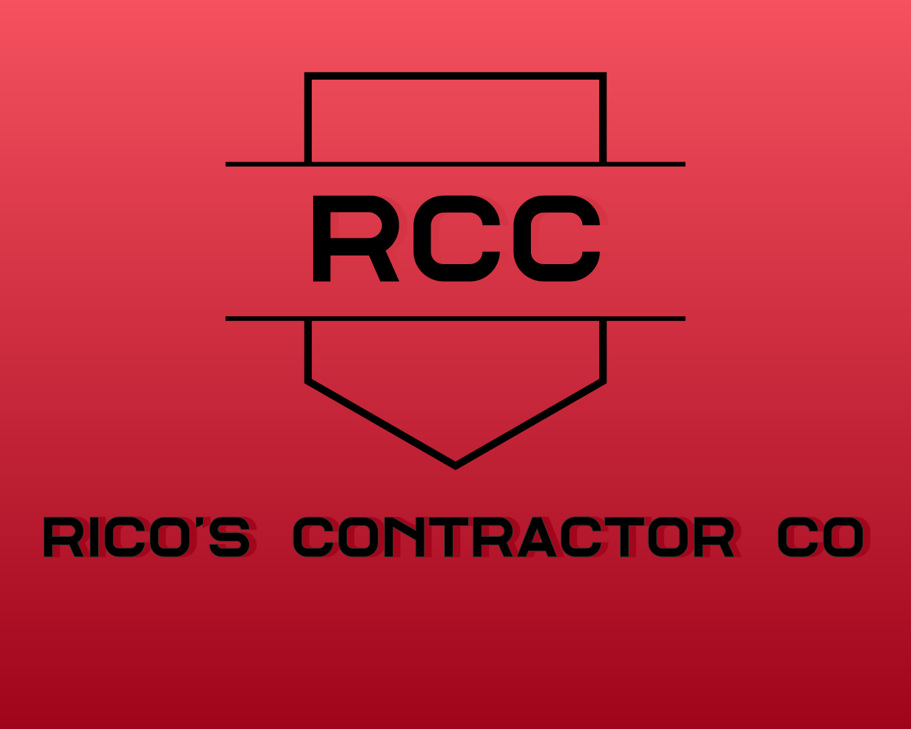 Logo for Rico's Contractors Co