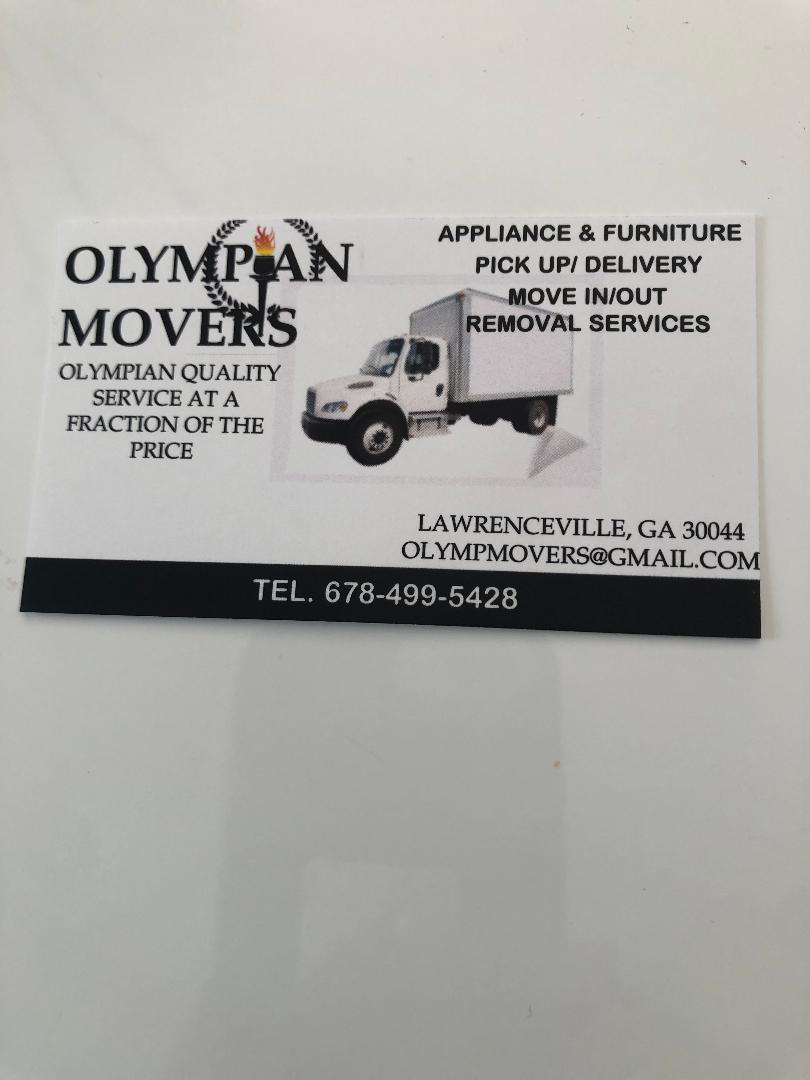 Logo for Olympian movers